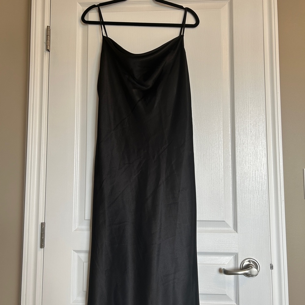 Elegant Black Slip Dress